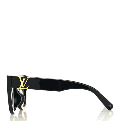 Louis Vuitton Acetate My Monogram Square Sunglasses Z1523W Black 3 of 7