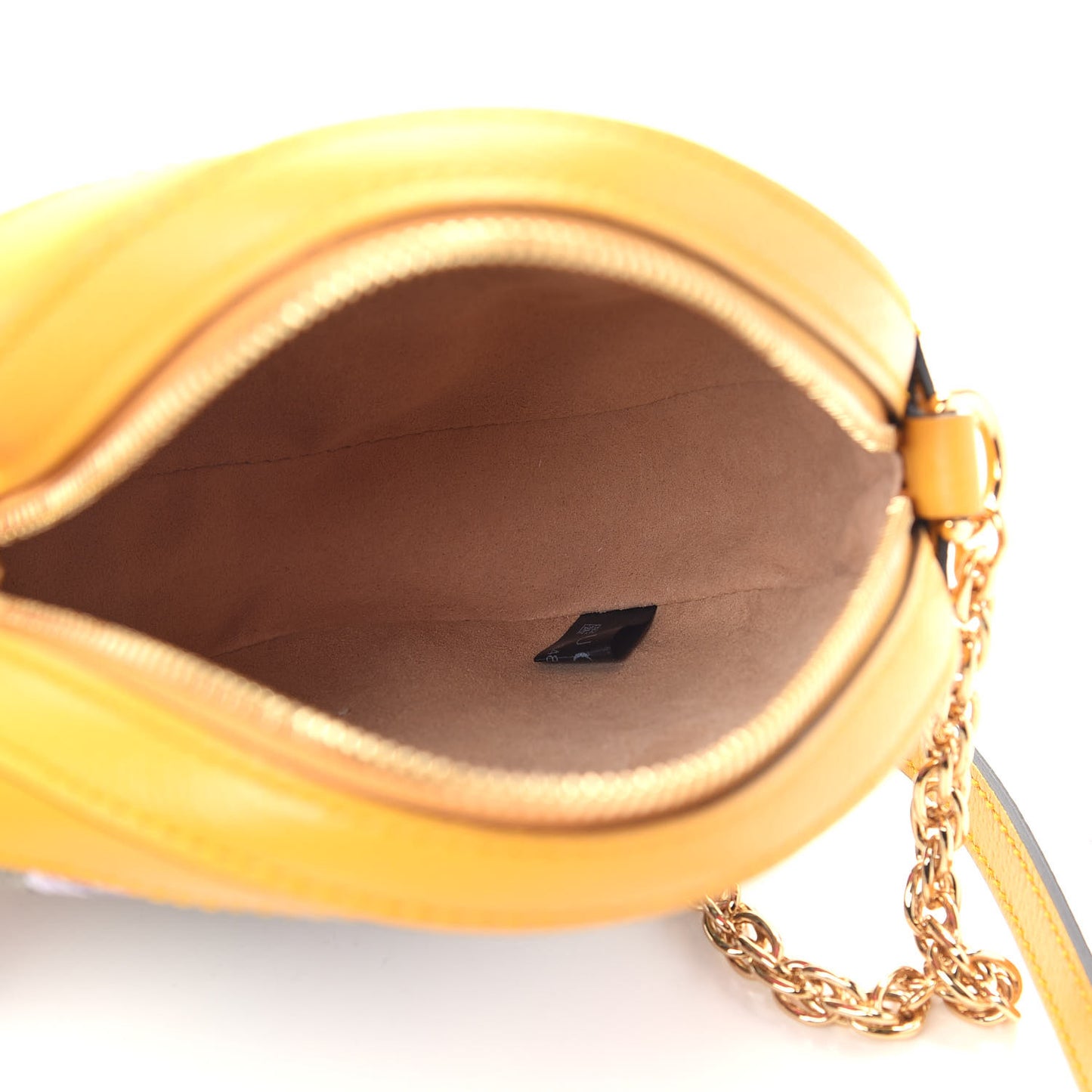 GG Supreme Monogram Flora Web Mini Ophidia Round Shoulder Bag Beige Multicolor Crop