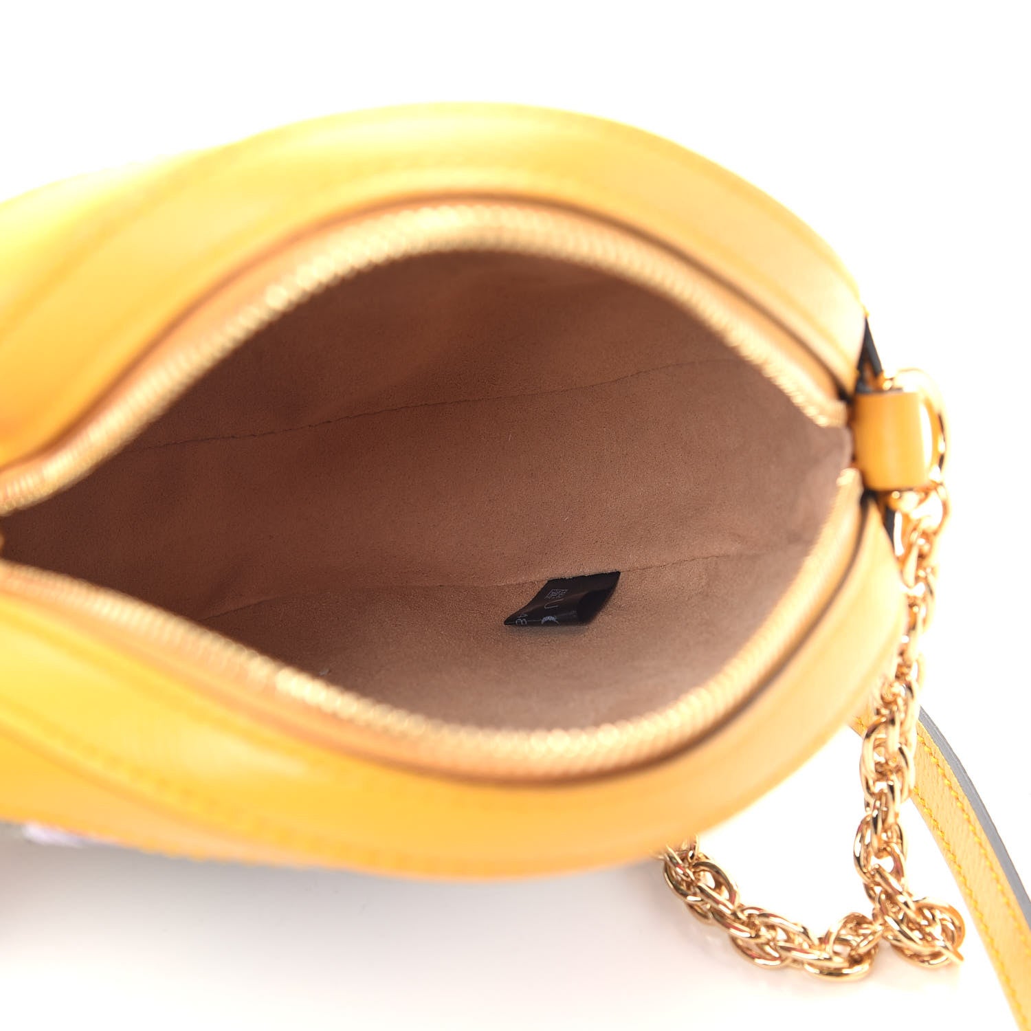 Gucci GG Supreme Monogram Flora Web Mini Ophidia Round Shoulder Bag Beige Multicolor Crop 5 of 7