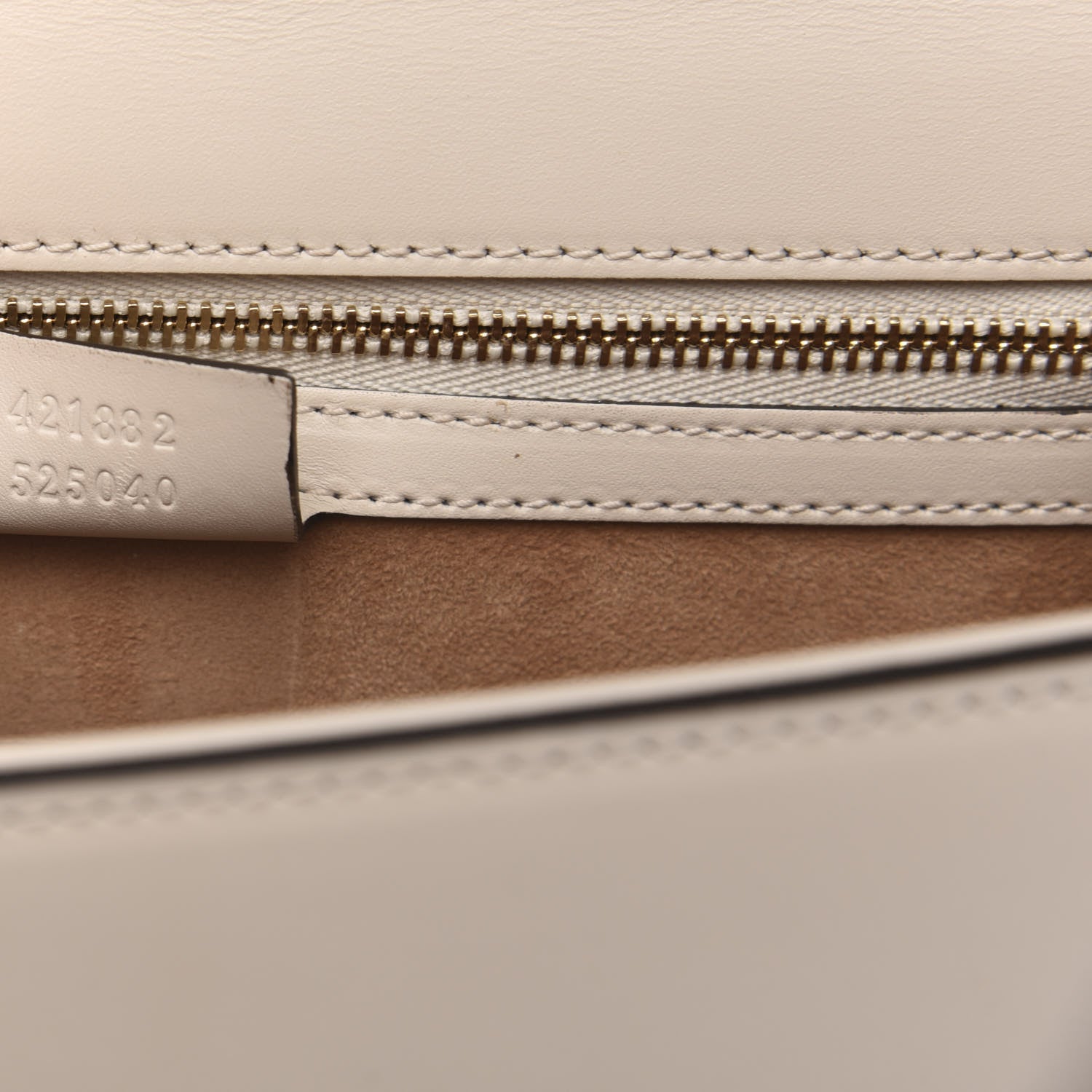 Gucci Calfskin Small Sylvie Shoulder Bag Off White 7 of 11
