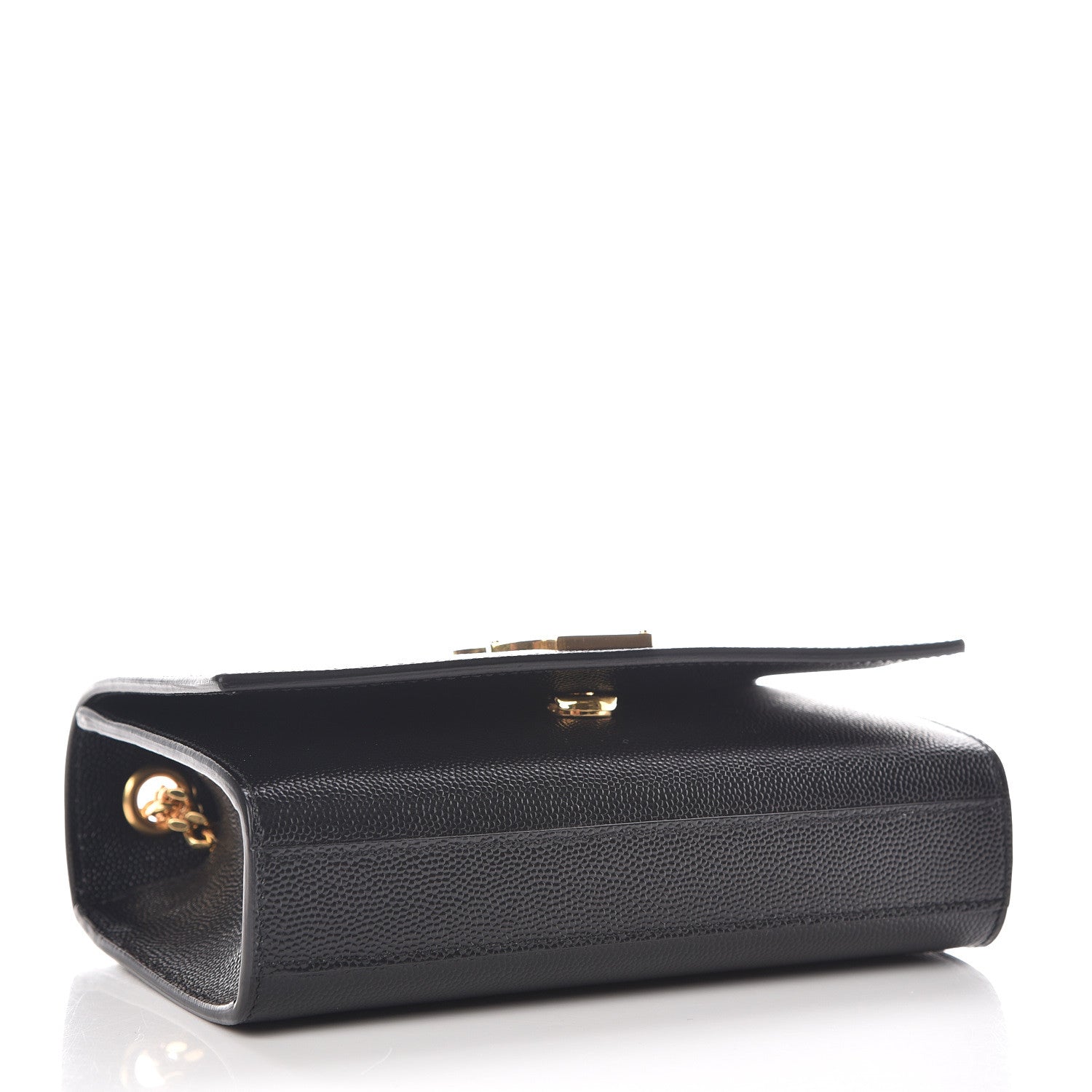 Saint Laurent Grain De Poudre Small Monogram Kate Satchel Black 4 of 8