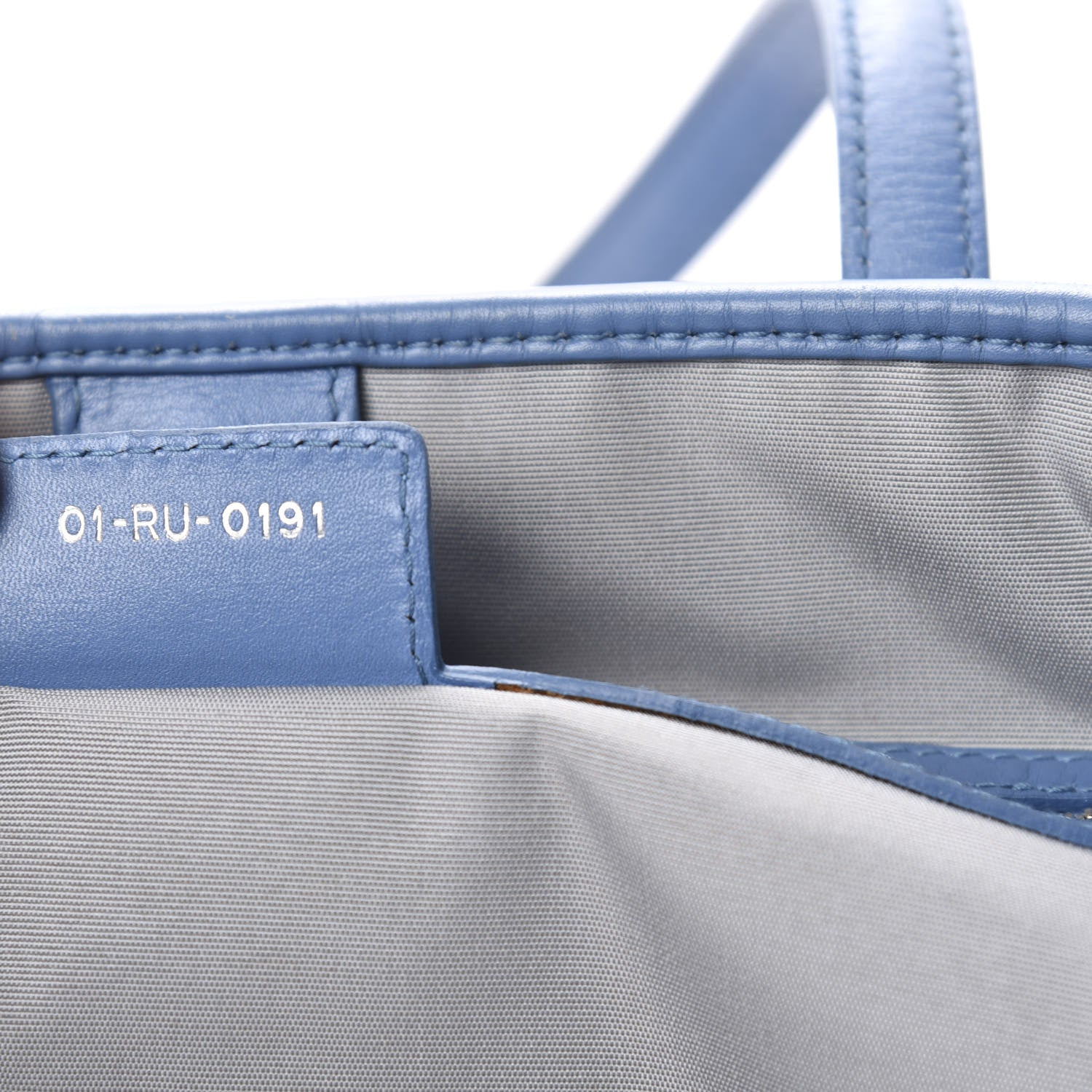 Christian Dior Coated Canvas Cannage Small Panarea Tote Cobalt Blue 10 of 13