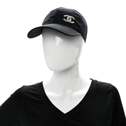 Chanel Cotton CC Cap Hat Black 2 of 8