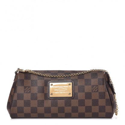 Louis Vuitton Damier Ebene Eva Clutch 1 of 8