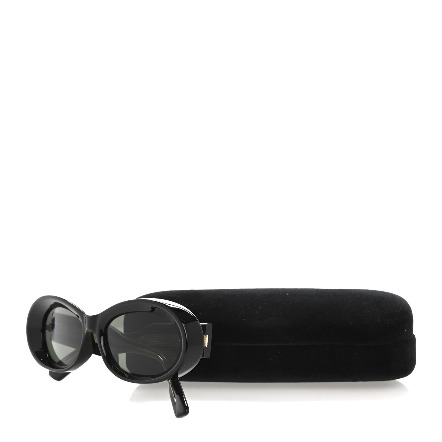 Acetate Oval Frame GG1527S Sunglasses Black
