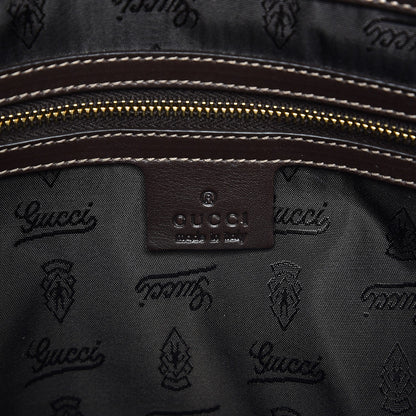 Gucci Crystal Monogram Large Hysteria Clutch Brown 6 of 7