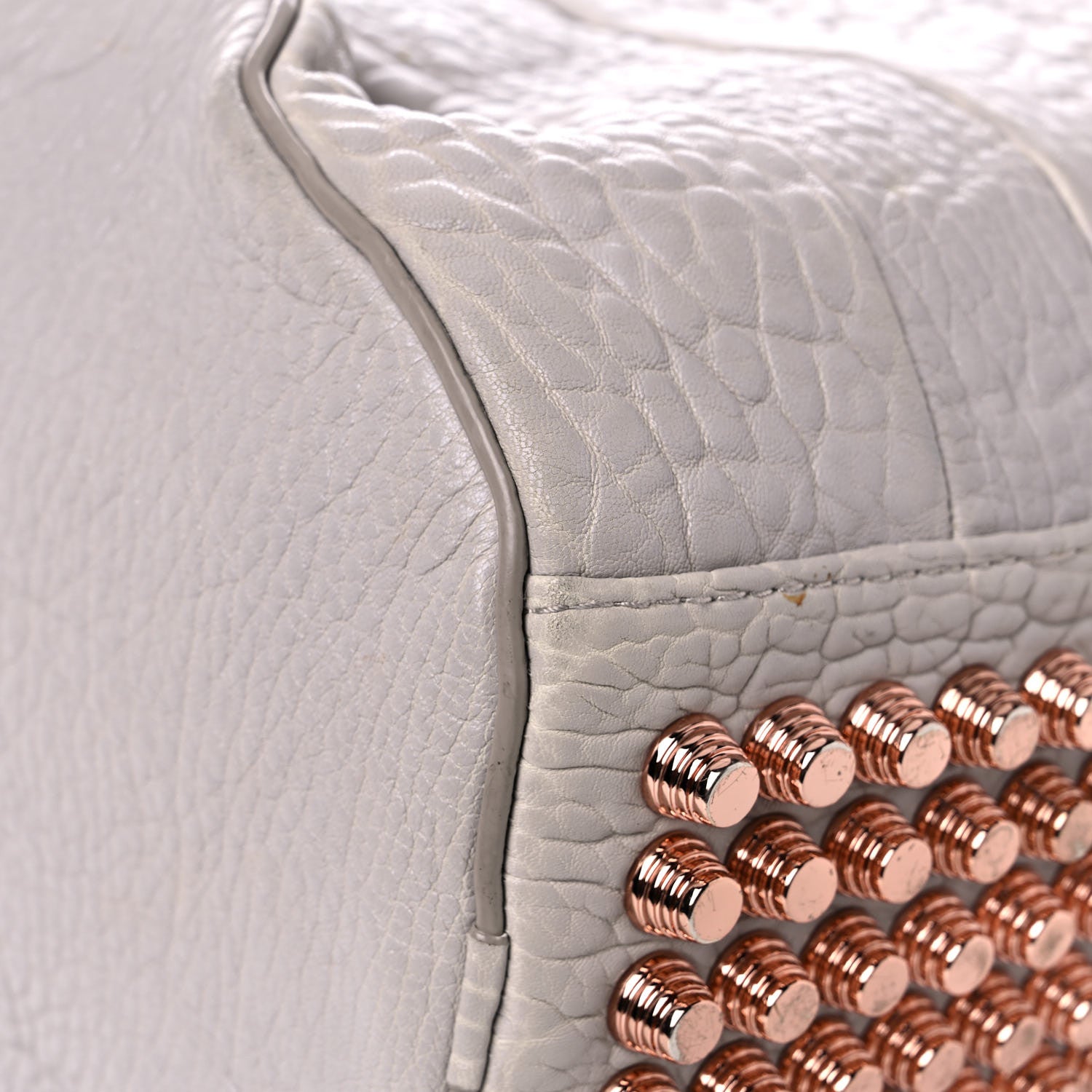 Alexander Wang Pebbled Lambskin Rocco Lilac Rose Gold Hardware 7 of 19