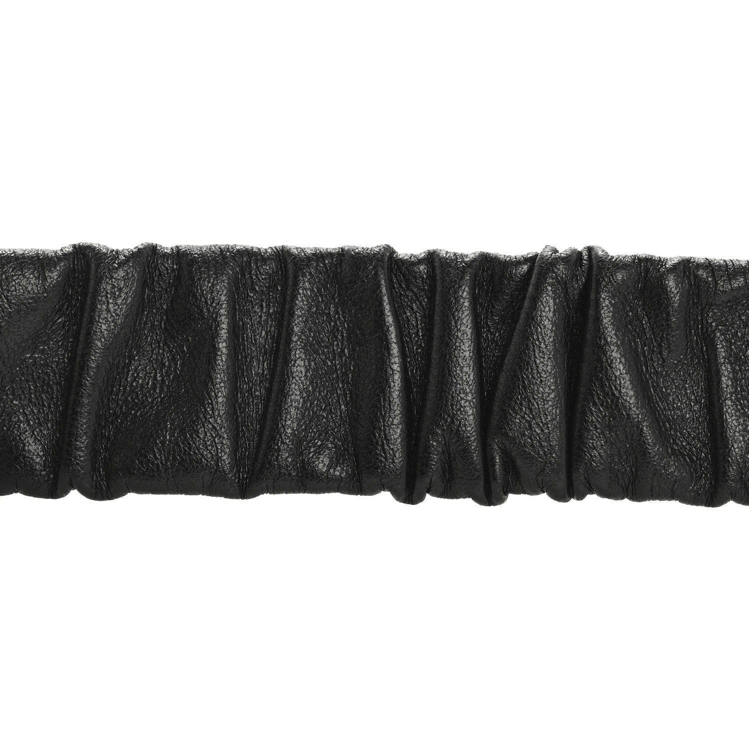 Chanel Calfskin Strass Ruched Rope CC Belt 95 38 Black 4 of 6
