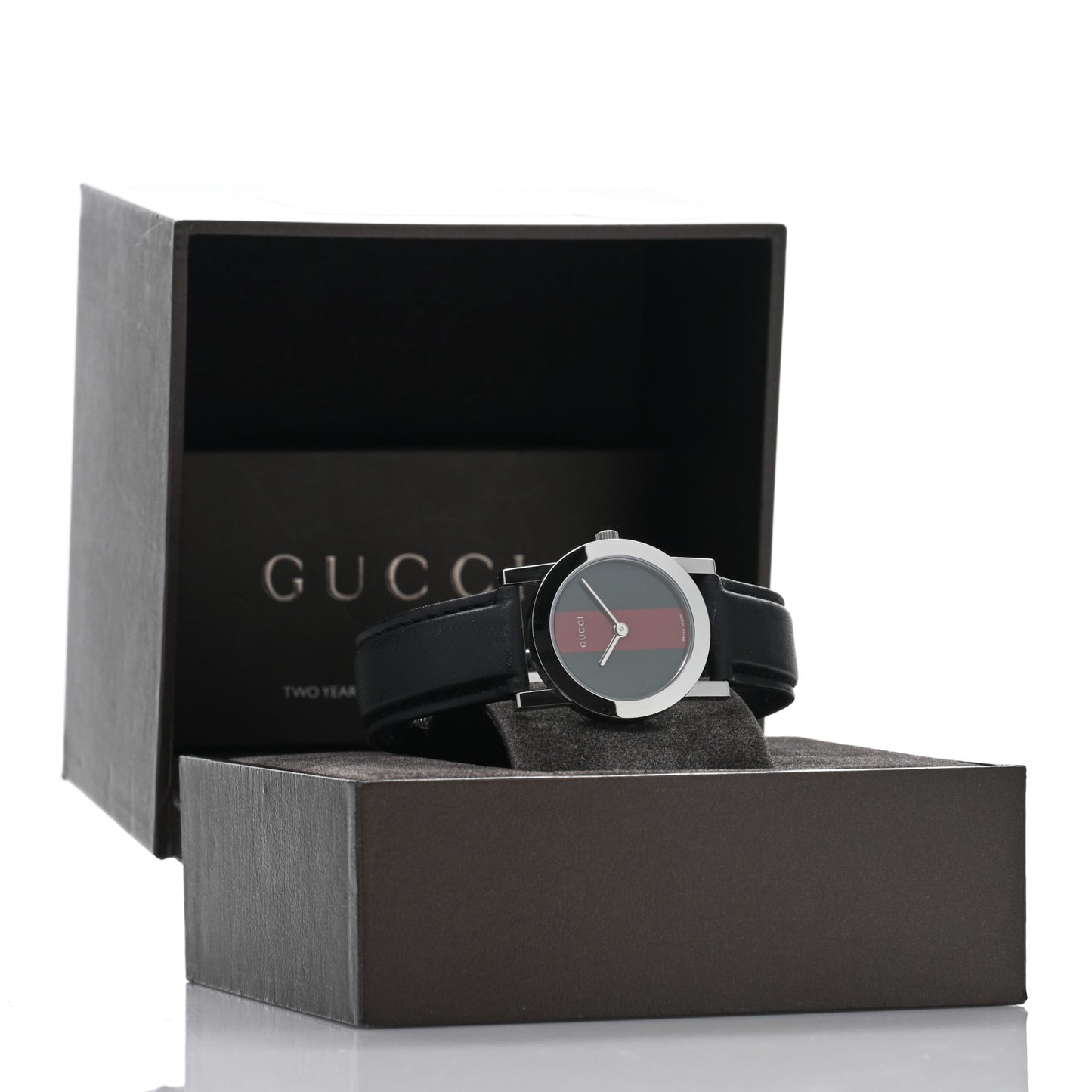 Stainless Steel Calfskin 27mm 5200L.1 Web Quartz Watch