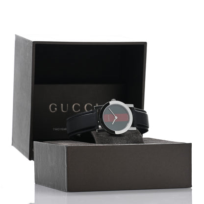 Gucci Stainless Steel Calfskin 27mm 5200L.1 Web Quartz Watch 5 of 5