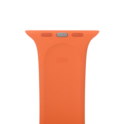 Hermes Silicone 44mm Apple Sports Watch Single Tour Band Orange 3 of 6