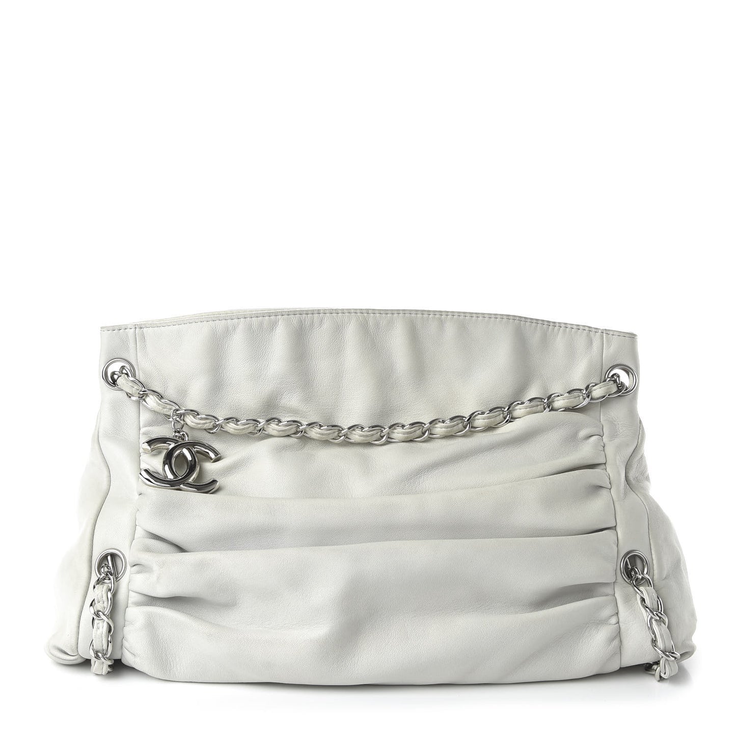 Lambskin Sharpei Bag White
