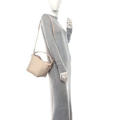 Christian Louboutin Calfskin Spiked Mini Cabachic Mini Bucket Bag Leche 2 of 8