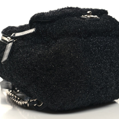 Chanel Lurex Knit Mini Pluto Glitter Backpack Black 9 of 10