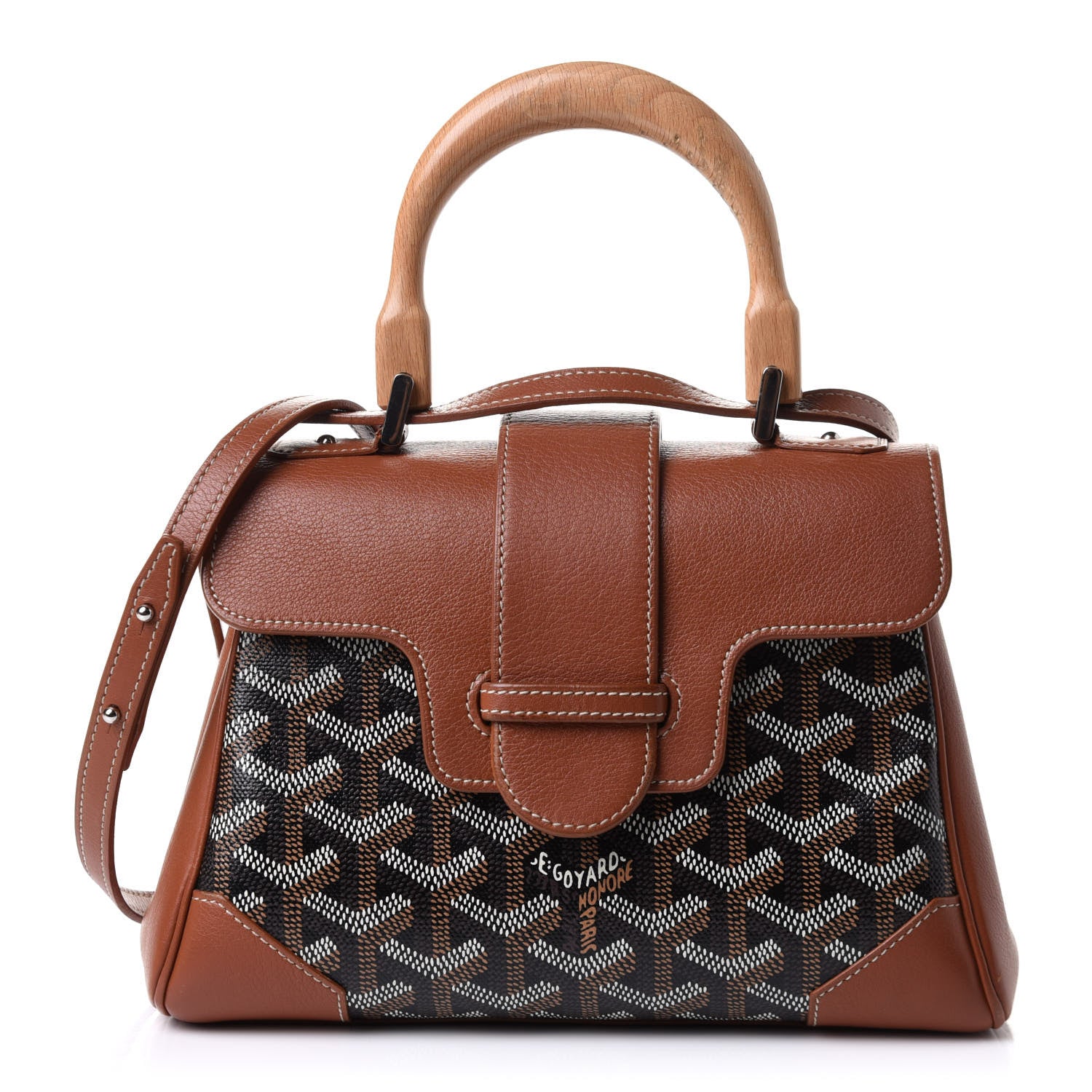 Goyard Goyardine Mini Saigon Black Gold 1 of 11