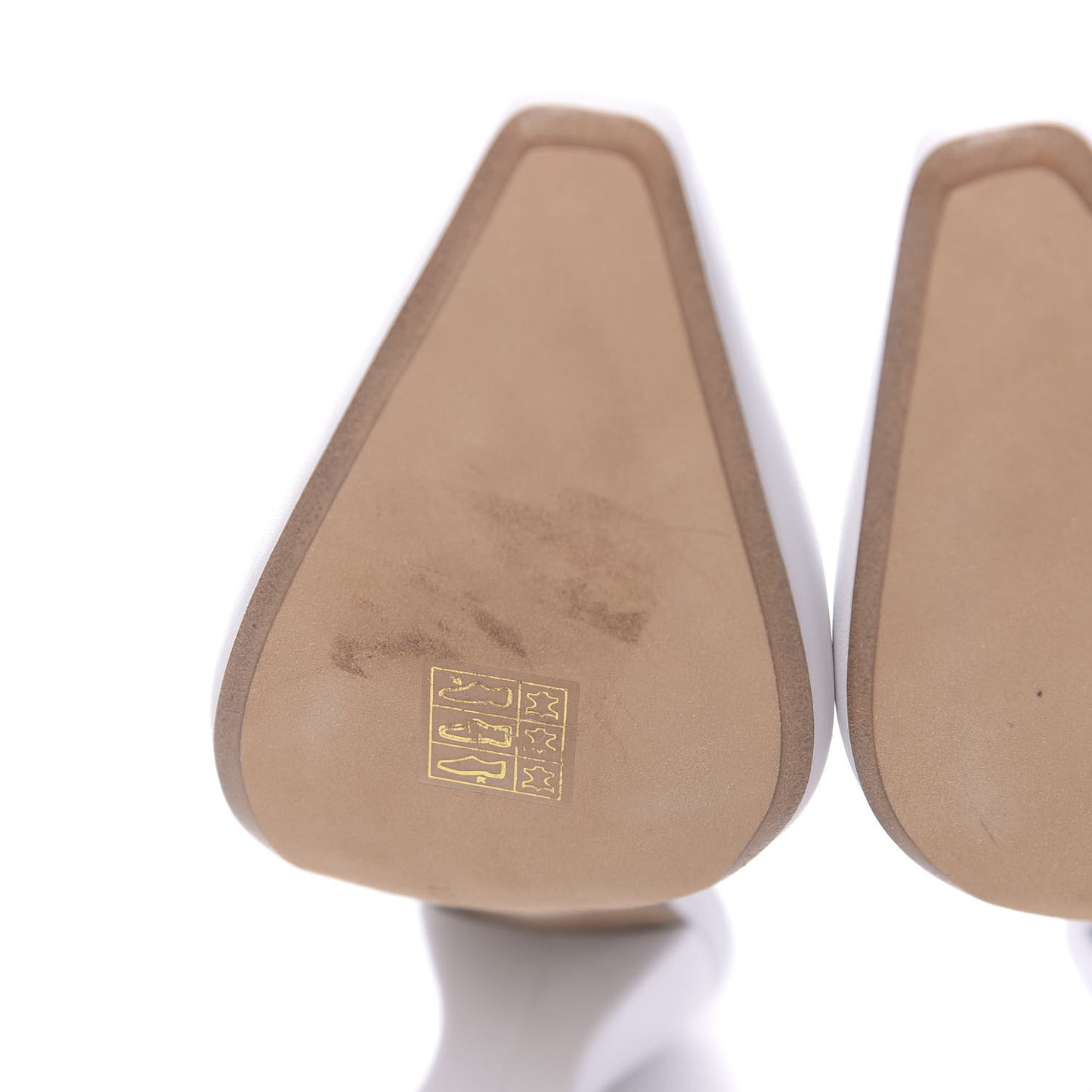 Nappa Almond Slingback Pumps 37 Ivory