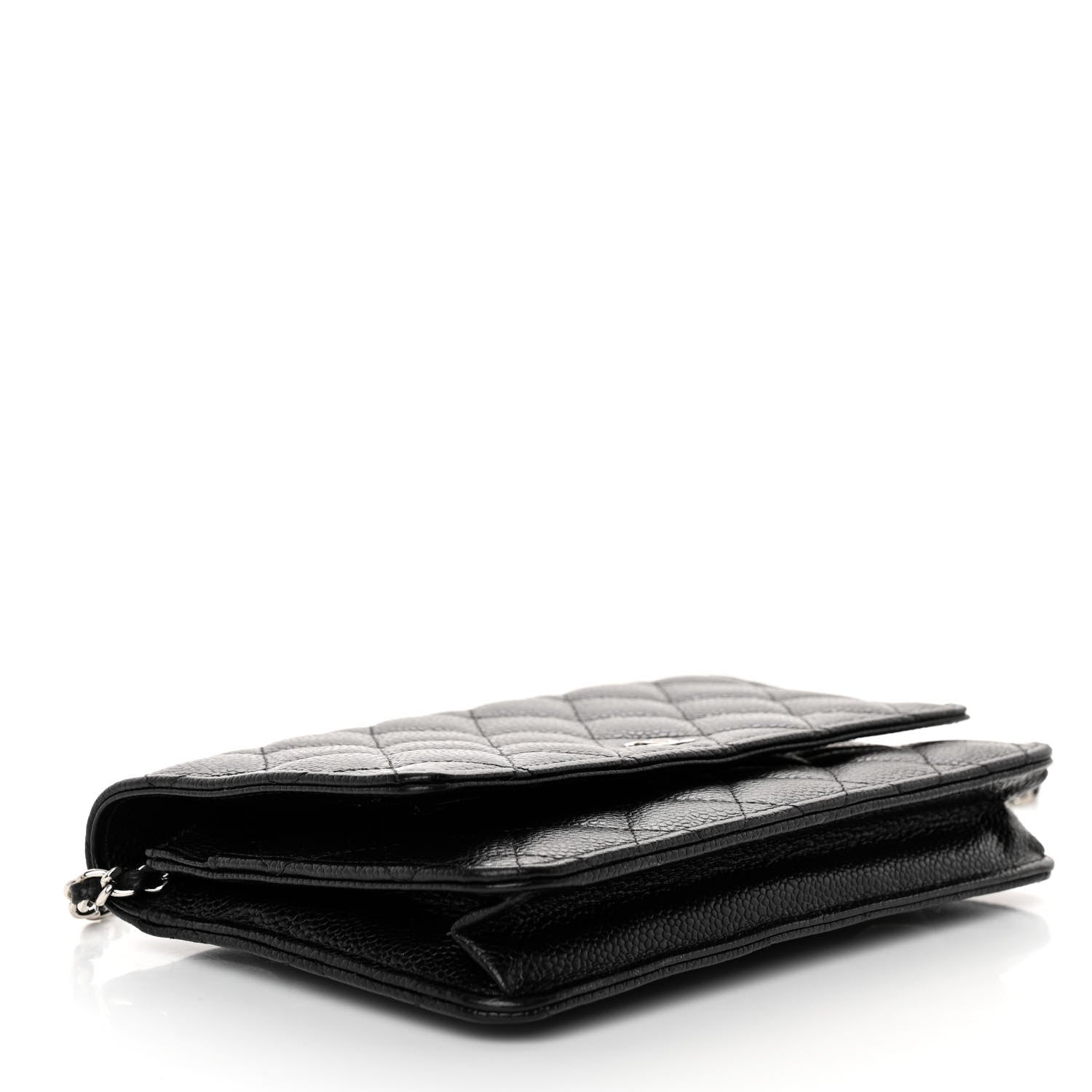 Chanel Caviar Quilted Wallet on Chain WOC Black 4 of 12