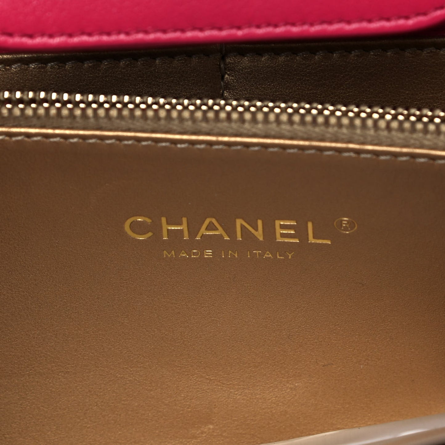 Lambskin Quilted Coco Midnight Clutch Dark Pink