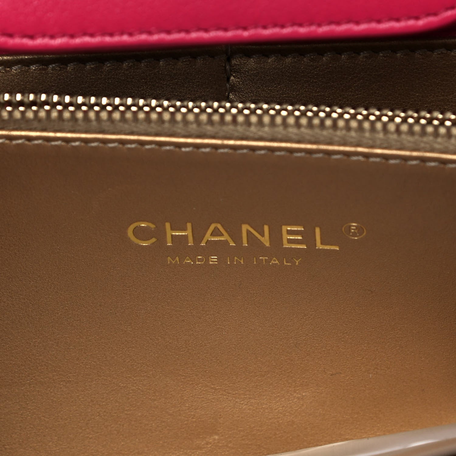 Chanel Lambskin Quilted Coco Midnight Clutch Dark Pink 6 of 7