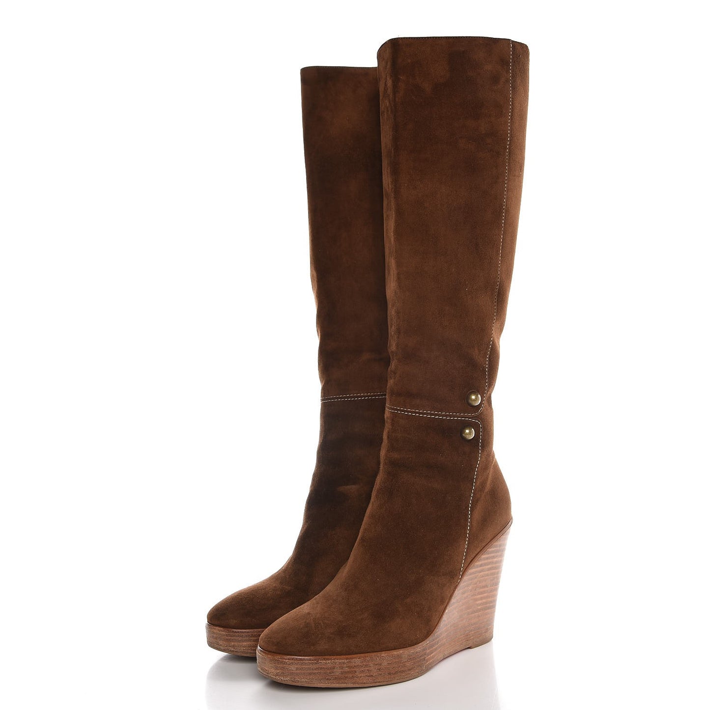 Suede Love Story Wedge Boots 37.5