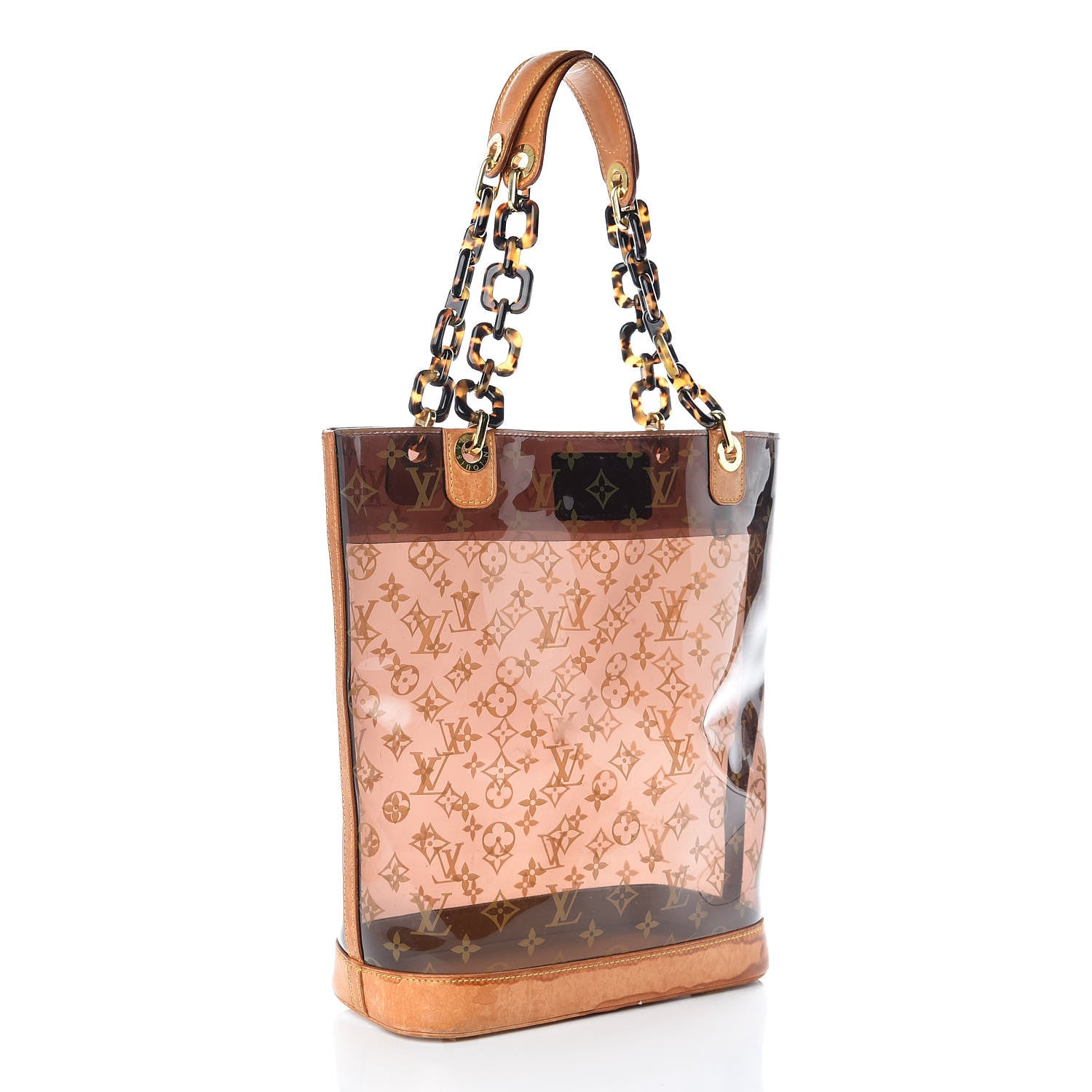 Louis Vuitton Vinyl Cabas Sac Ambre MM 3 of 21