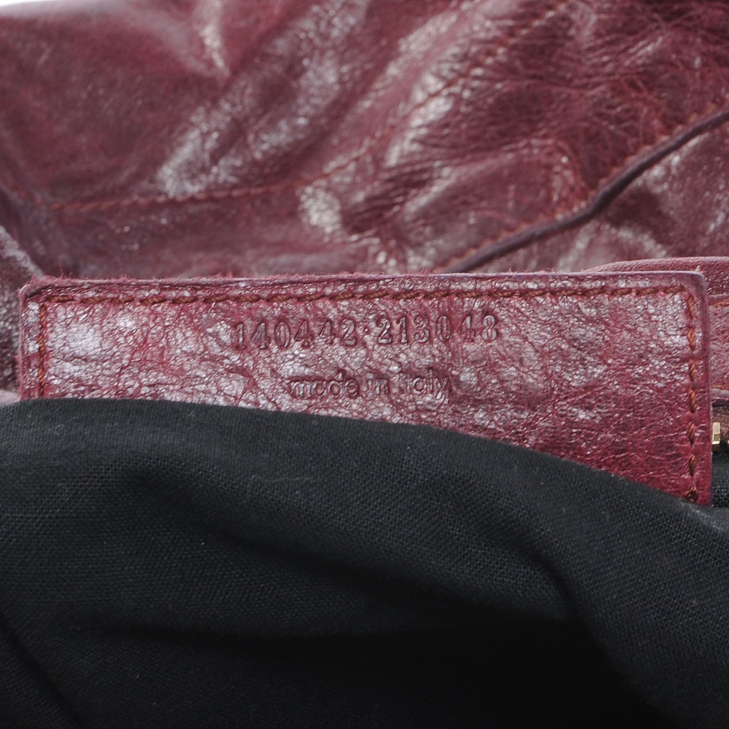 Balenciaga Agneau Day Hobo Bordeaux 10 of 10