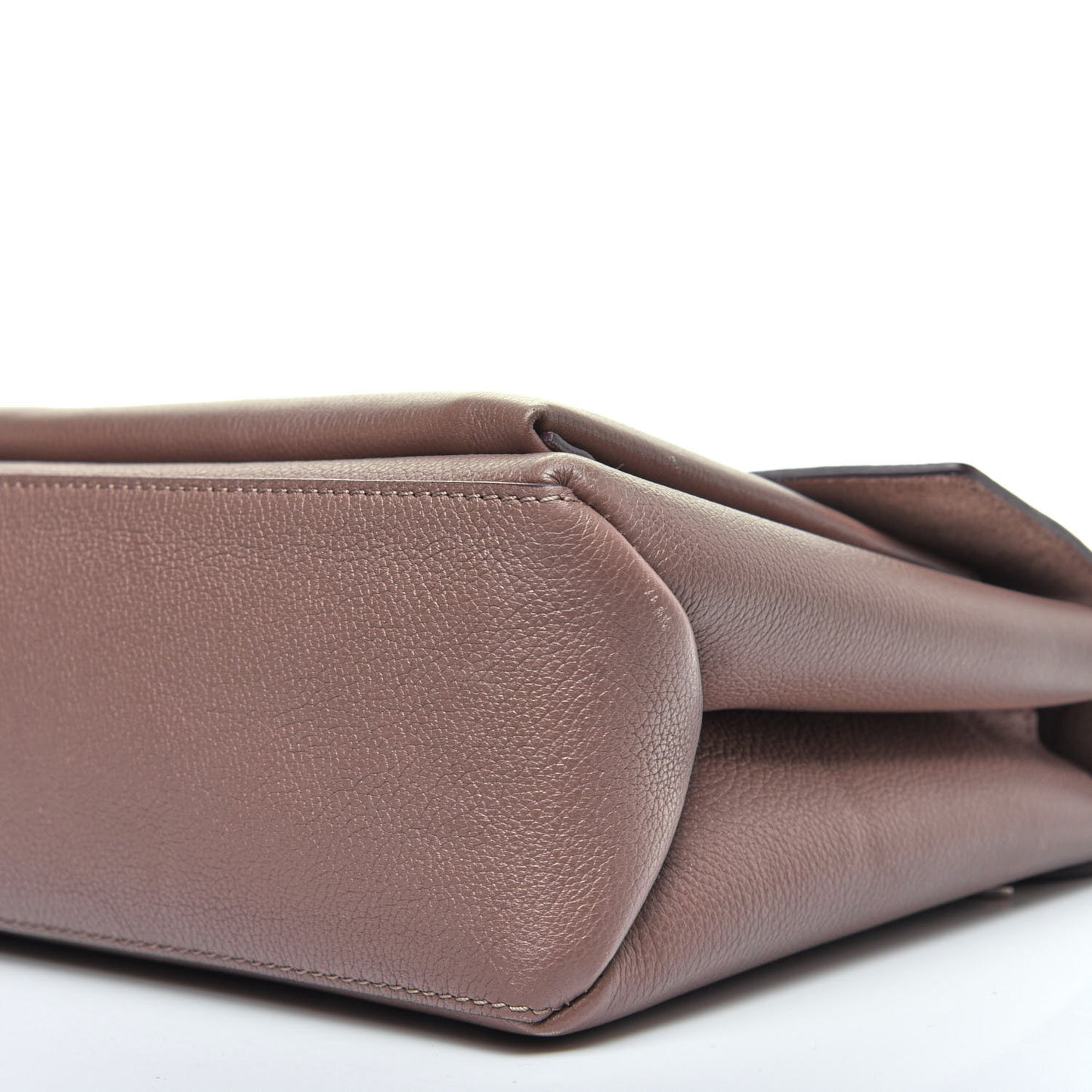 Soft Calfskin My Lockme Top Handle Taupe Glace