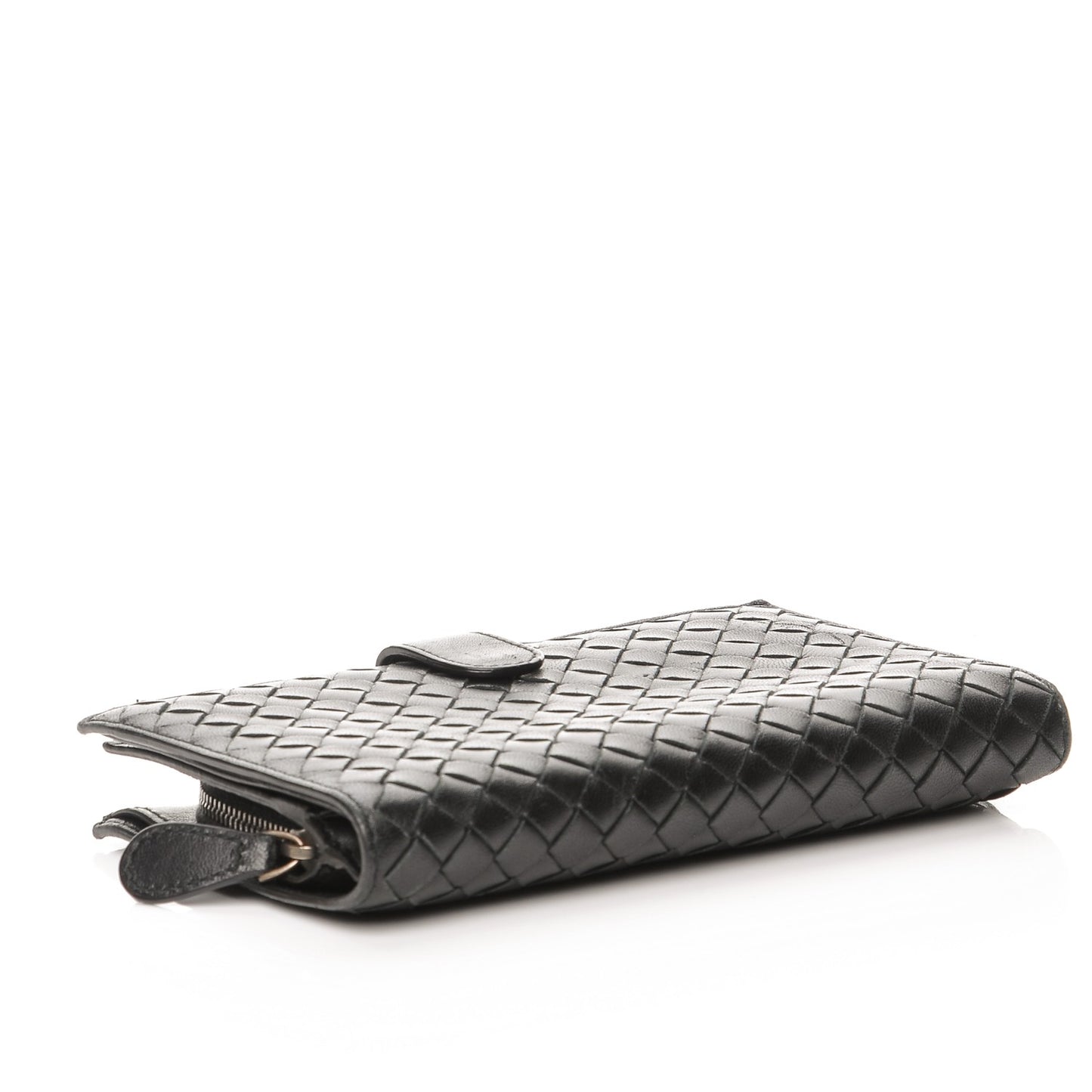Nappa Intrecciato Continental Wallet Black