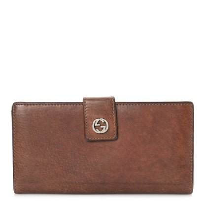 Gucci Calfskin Miss GG Continental Wallet Old Naturale 1 of 11