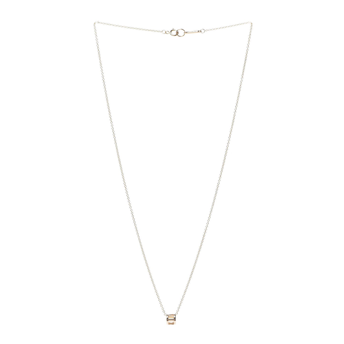 18K Rose Gold Atlas Open Pendant Necklace