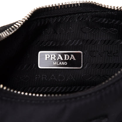 Prada Nylon Re-Edition 2005 Shoulder Bag Black 8 of 11