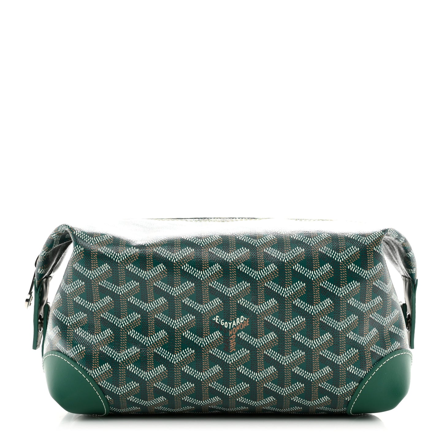 Goyardine Boeing 25 Trousse de Toilette Green