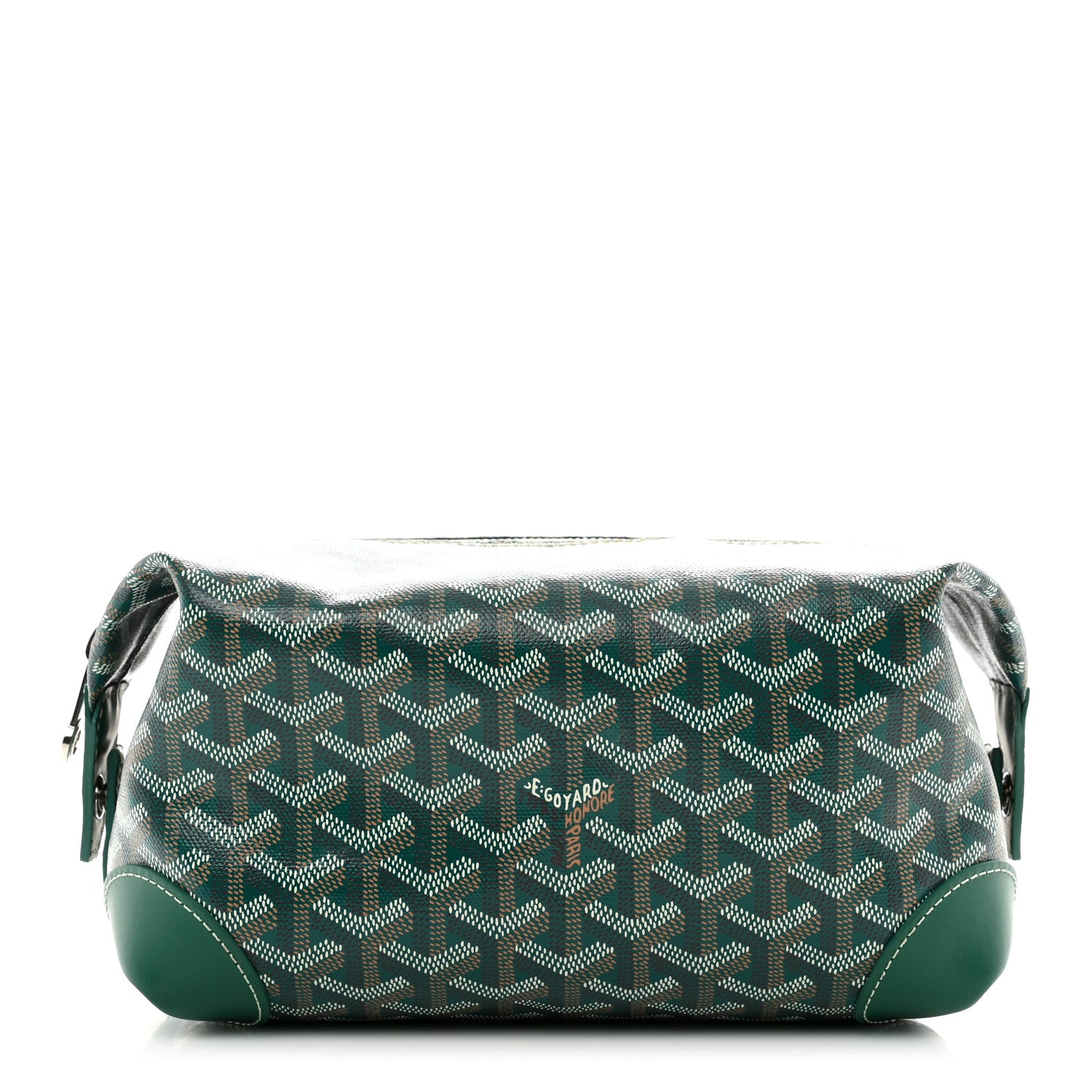 Goyard Goyardine Boeing 25 Trousse de Toilette Green 1 of 6