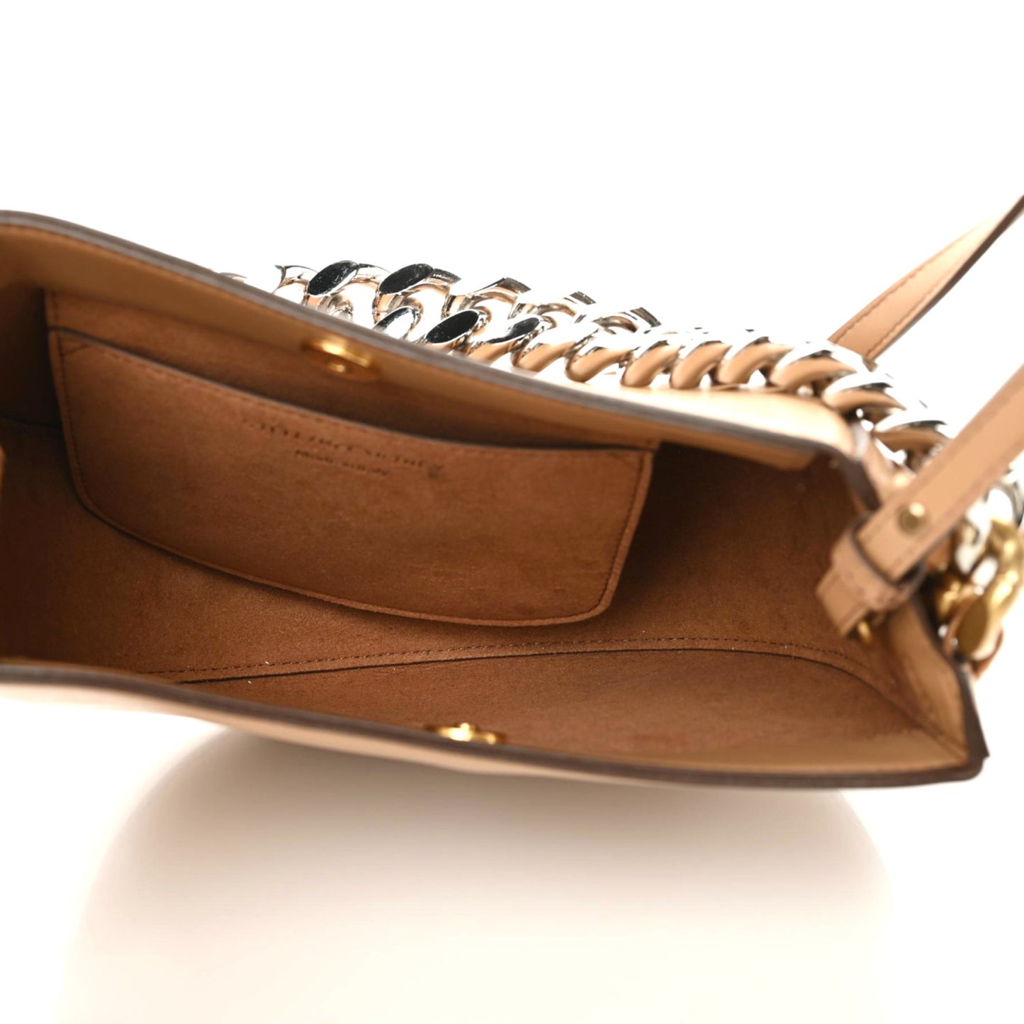 Eco Alter Nappa Medium Frayme Shoulder Bag Sand