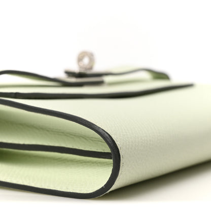 Hermes Epsom Kelly Wallet To Go Vert Fizz 9 of 11