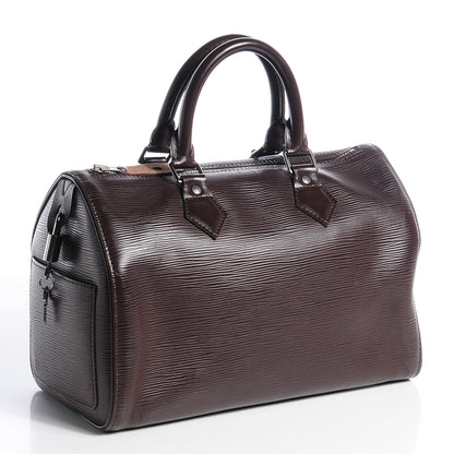 Louis Vuitton Epi Speedy 25 Moka 3 of 7