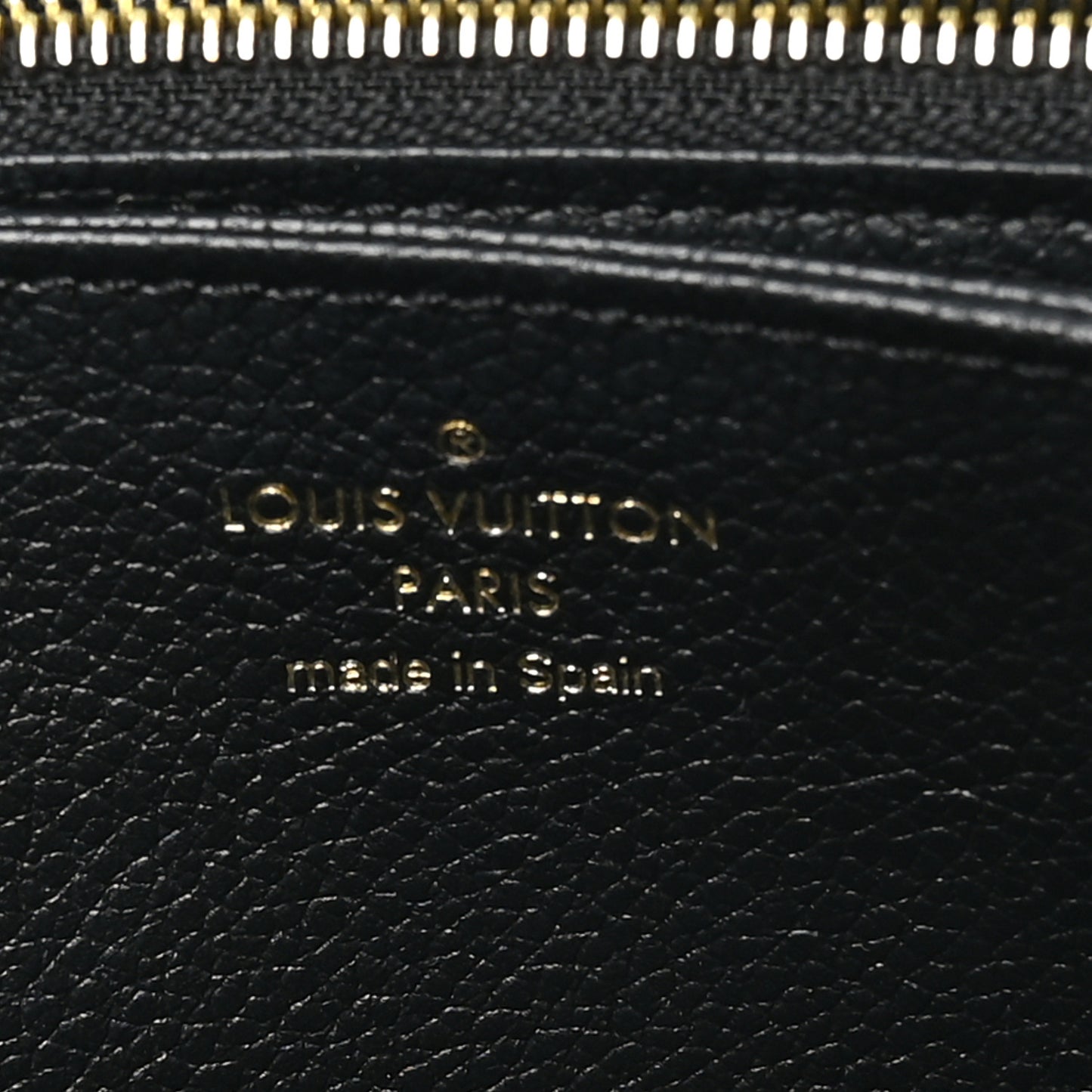 Empreinte Monogram Giant Zippy Wallet Black Beige