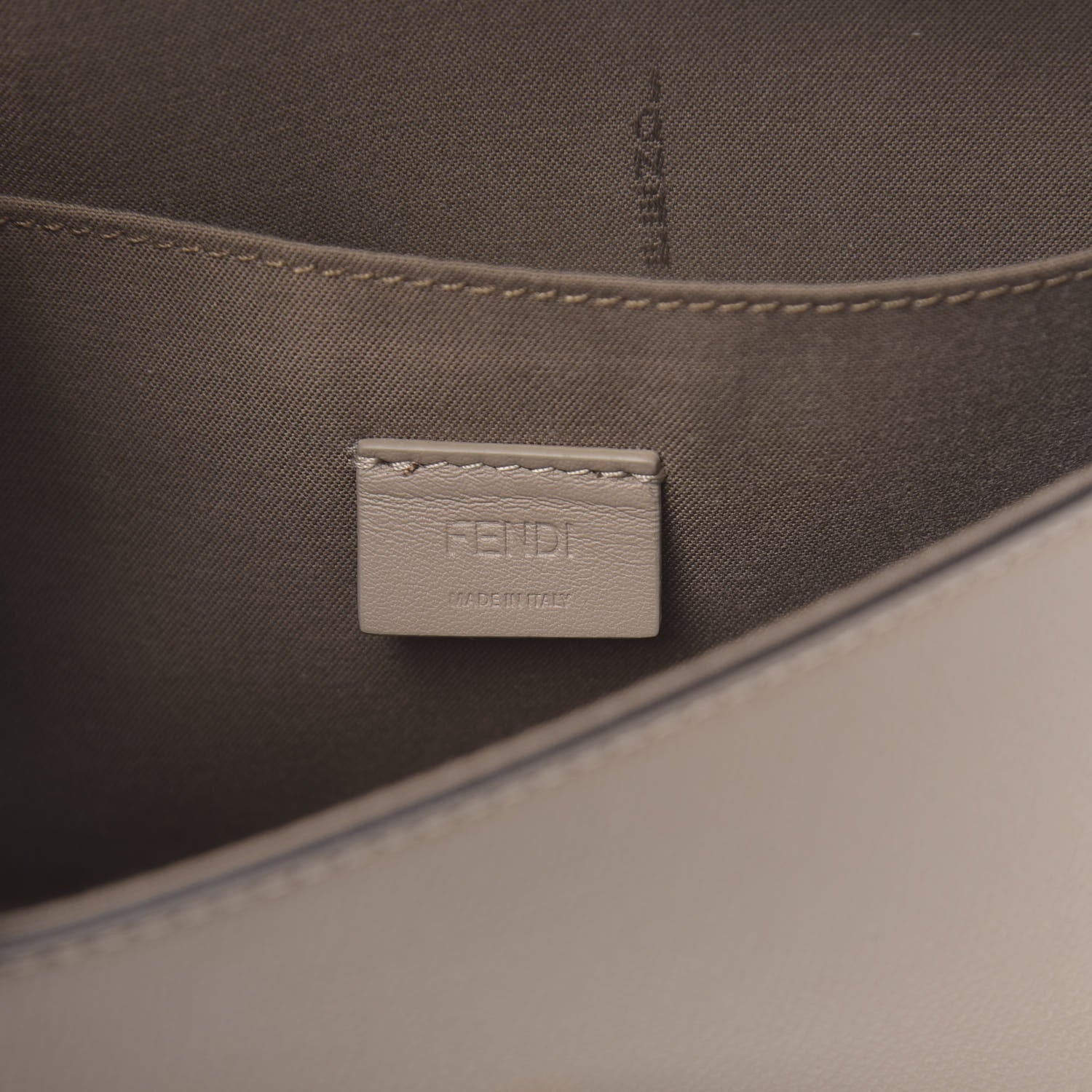 Fendi Vitello Cruise F is Fendi Envelope Wallet on Chain with Pouches Tortora 6 of 10
