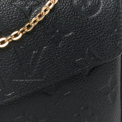 Louis Vuitton Empreinte Pochette Felicie Chain Wallet Black 13 of 15