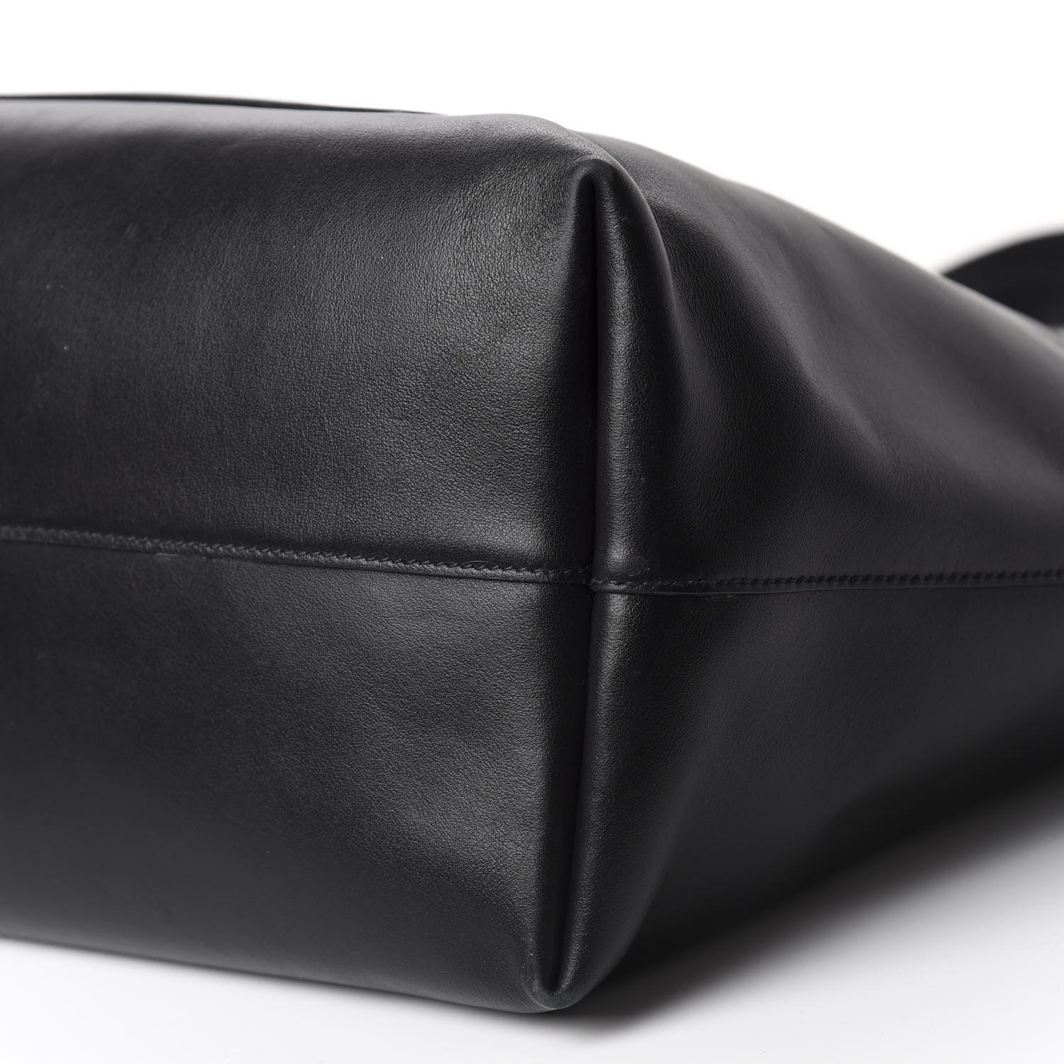Prada City Calf Front Pocket Large Shopping Tote Black 6 of 9
