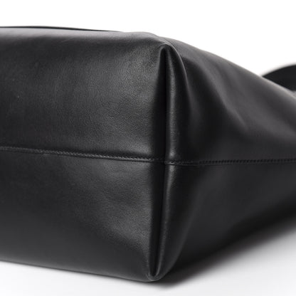 Prada City Calf Front Pocket Large Shopping Tote Black 6 of 9