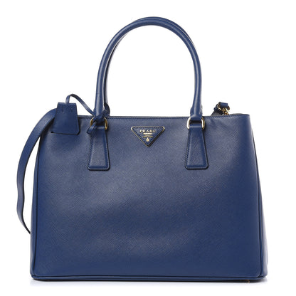 Prada Saffiano Lux Medium Tote Bluette 1 of 10