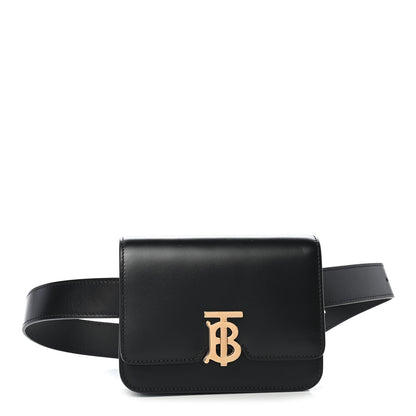 Burberry Calfskin TB Belt Bag Black 1 of 9