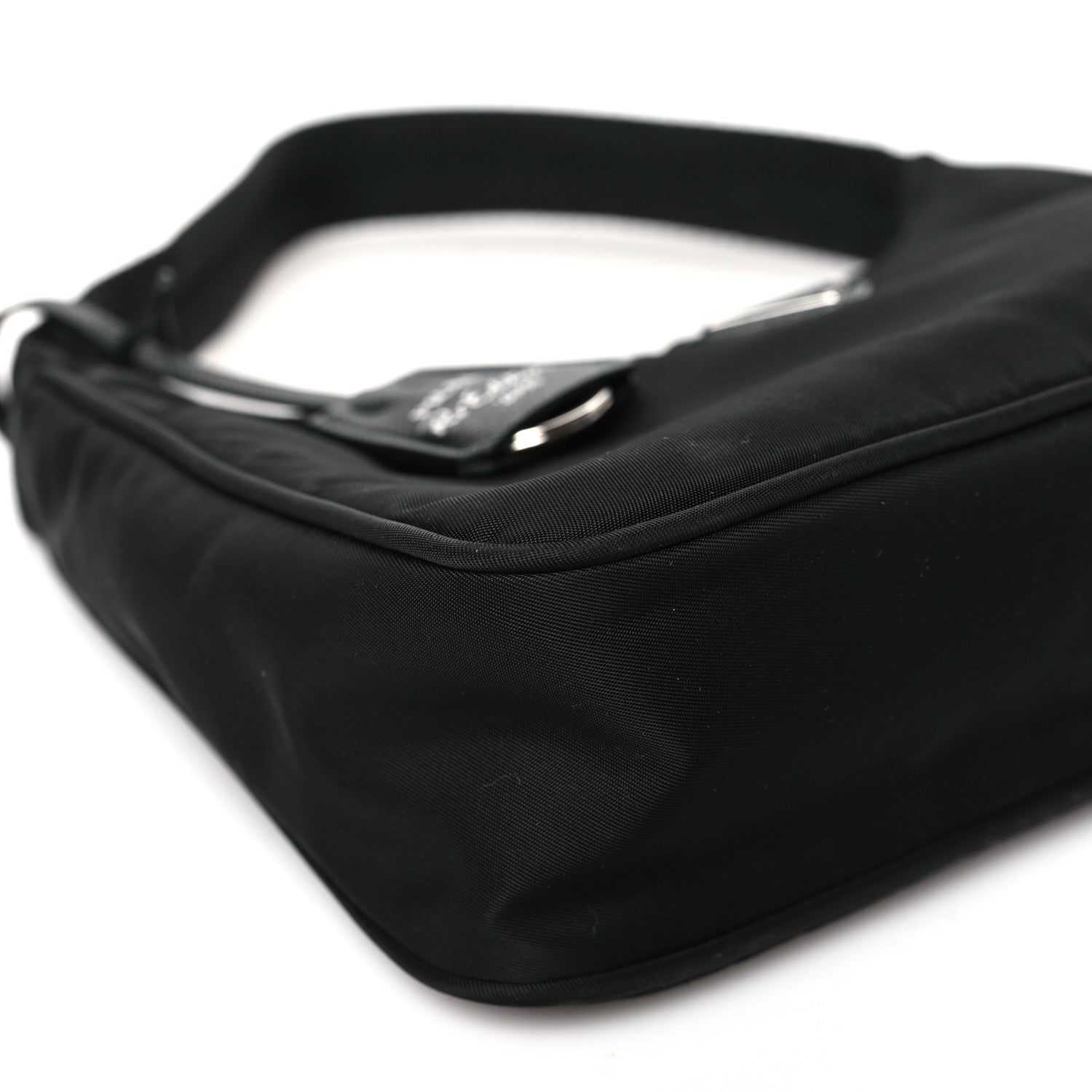 Prada Tessuto Nylon Mini Re-Edition 2000 Bag Black 8 of 9