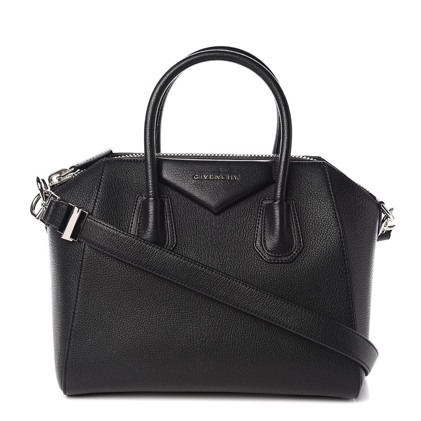 Sugar Goatskin Small Antigona Black