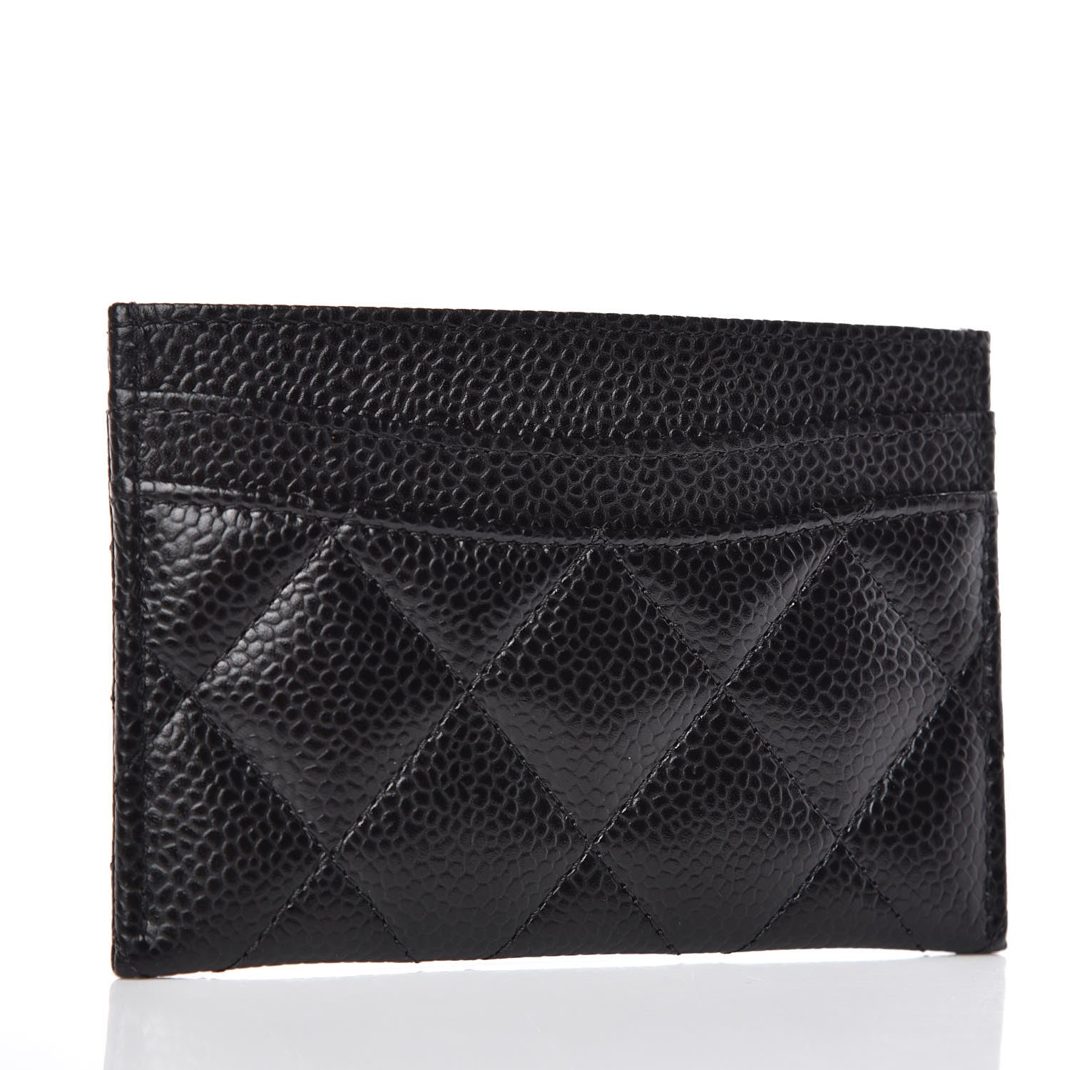 Chanel Caviar Quilted Card Holder Black 3 of 9