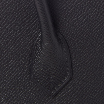 Hermes Madame Calfskin Birkin Sellier 25 Black 9 of 31
