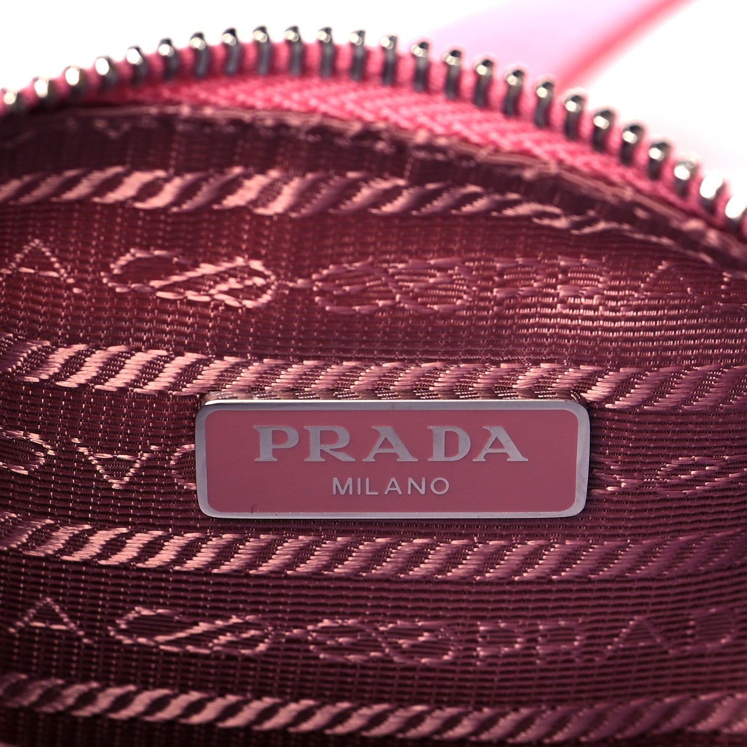 Prada Nylon Re-Edition 2005 Shoulder Bag Begonia 7 of 12