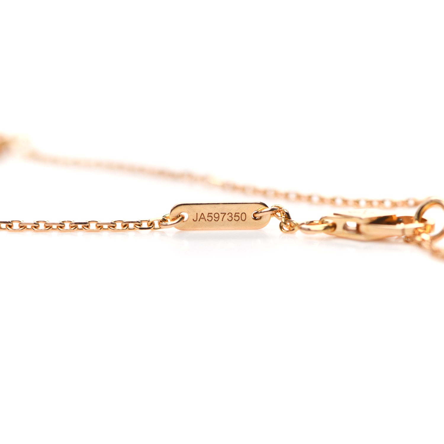 Van Cleef & Arpels 18K Rose Gold Carnelian Sweet Alhambra Bracelet 5 of 8
