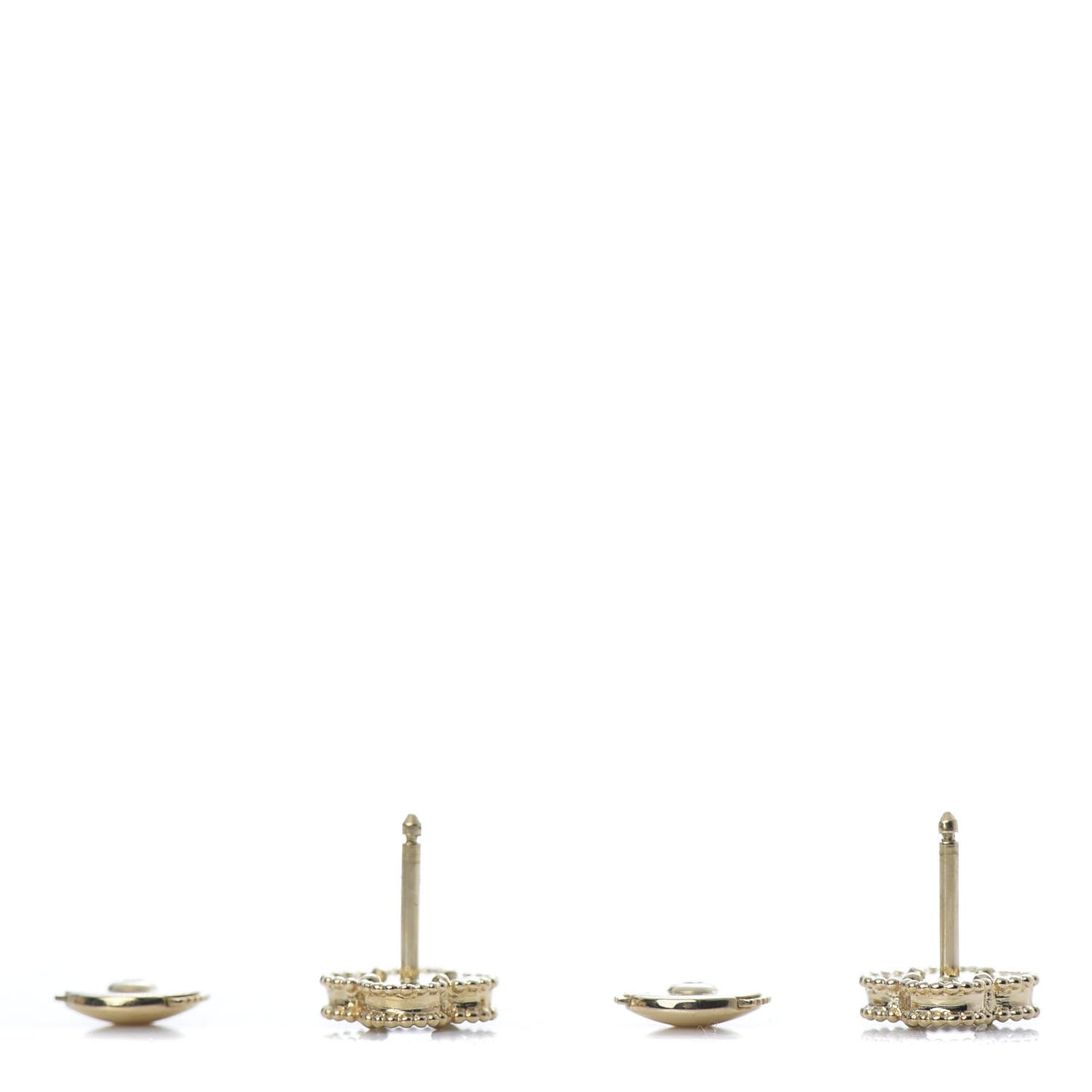 18K Yellow Gold Mother of Pearl Sweet Alhambra Earrings